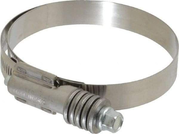 IDEAL TRIDON - Steel Auto-Adjustable Worm Drive Clamp - 5/8" Wide x 5/8" Thick, 2-3/4" Hose, 2-3/4 to 3-5/8" Diam - Industrial Tool & Supply