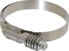 IDEAL TRIDON - Steel Auto-Adjustable Worm Drive Clamp - 5/8" Wide x 5/8" Thick, 2-3/4" Hose, 2-3/4 to 3-5/8" Diam - Industrial Tool & Supply