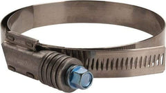 IDEAL TRIDON - Steel Auto-Adjustable Worm Drive Clamp - 5/8" Wide x 5/8" Thick, 3-3/4" Hose, 3-3/4 to 4-5/8" Diam - Industrial Tool & Supply