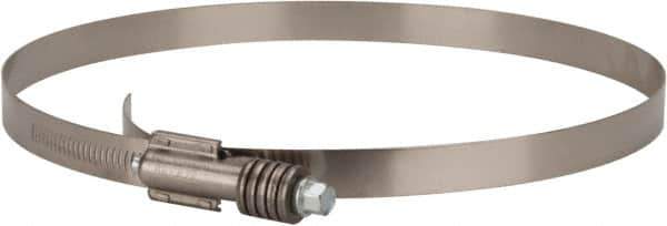 IDEAL TRIDON - Steel Auto-Adjustable Worm Drive Clamp - 5/8" Wide x 5/8" Thick, 8-1/4" Hose, 8-1/4 to 9-1/8" Diam - Industrial Tool & Supply