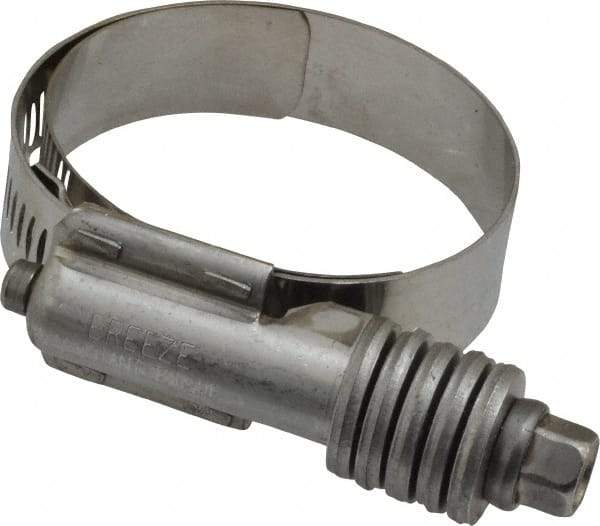 IDEAL TRIDON - Stainless Steel Auto-Adjustable Worm Drive Clamp - 5/8" Wide x 5/8" Thick, 1-1/4" Hose, 1-1/4 to 2-1/8" Diam - Industrial Tool & Supply