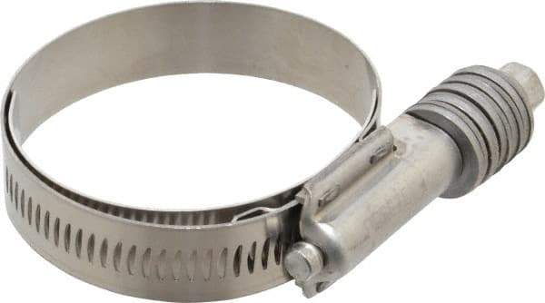 IDEAL TRIDON - Stainless Steel Auto-Adjustable Worm Drive Clamp - 5/8" Wide x 5/8" Thick, 1-3/4" Hose, 1-3/4 to 2-5/8" Diam - Industrial Tool & Supply