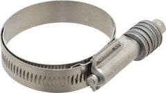 IDEAL TRIDON - Stainless Steel Auto-Adjustable Worm Drive Clamp - 5/8" Wide x 5/8" Thick, 1-3/4" Hose, 1-3/4 to 2-5/8" Diam - Industrial Tool & Supply