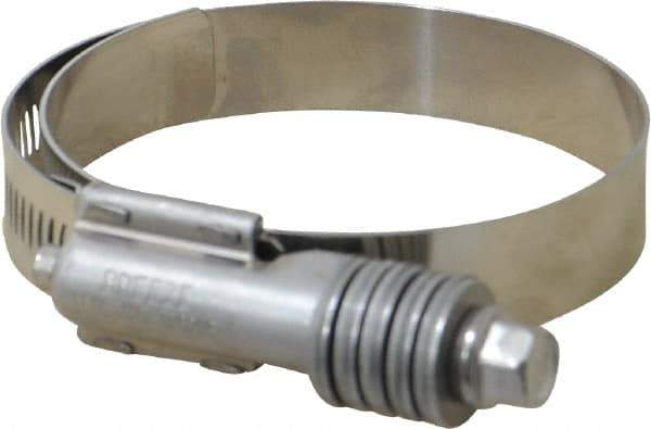 IDEAL TRIDON - Stainless Steel Auto-Adjustable Worm Drive Clamp - 5/8" Wide x 5/8" Thick, 2-1/4" Hose, 2-1/4 to 3-1/8" Diam - Industrial Tool & Supply