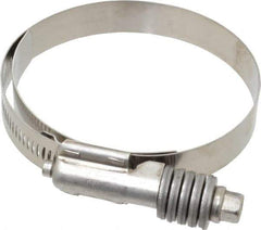 IDEAL TRIDON - Stainless Steel Auto-Adjustable Worm Drive Clamp - 5/8" Wide x 5/8" Thick, 2-3/4" Hose, 2-3/4 to 3-5/8" Diam - Industrial Tool & Supply