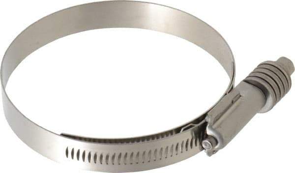 IDEAL TRIDON - Stainless Steel Auto-Adjustable Worm Drive Clamp - 5/8" Wide x 5/8" Thick, 3-1/4" Hose, 3-1/4 to 4-1/8" Diam - Industrial Tool & Supply
