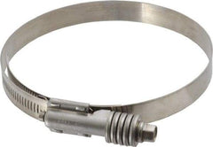 IDEAL TRIDON - Stainless Steel Auto-Adjustable Worm Drive Clamp - 5/8" Wide x 5/8" Thick, 4-1/4" Hose, 4-1/4 to 5-1/8" Diam - Industrial Tool & Supply