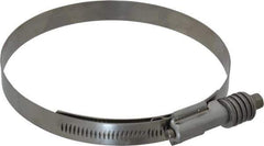IDEAL TRIDON - Stainless Steel Auto-Adjustable Worm Drive Clamp - 5/8" Wide x 5/8" Thick, 4-3/4" Hose, 4-3/4 to 5-5/8" Diam - Industrial Tool & Supply