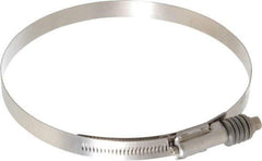 IDEAL TRIDON - Stainless Steel Auto-Adjustable Worm Drive Clamp - 5/8" Wide x 5/8" Thick, 6-1/4" Hose, 6-1/4 to 7-1/8" Diam - Industrial Tool & Supply