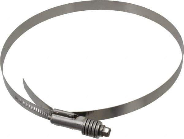 IDEAL TRIDON - Stainless Steel Auto-Adjustable Worm Drive Clamp - 5/8" Wide x 5/8" Thick, 8-1/4" Hose, 8-1/4 to 9-1/8" Diam - Industrial Tool & Supply