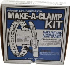 Made in USA - 2" Diam, Hose Clamp Kit - Industrial Tool & Supply