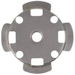 Divine Brothers - Buffing Wheel Center Plate - 1/2" ID x 3" OD, 3" Buff Center Diam - Industrial Tool & Supply