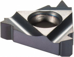 Iscar - 16IR Internal Right Hand 9 UN Laydown Threading Insert - Grade IC908, TiN/TiAlN Coated Carbide, 9.53mm Inscribed Circle - Industrial Tool & Supply