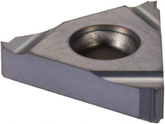 Iscar - 16ER External Right Hand ISO Laydown Threading Insert - Grade IC908, TiAlN Coated Carbide, 9.53mm Inscribed Circle - Industrial Tool & Supply