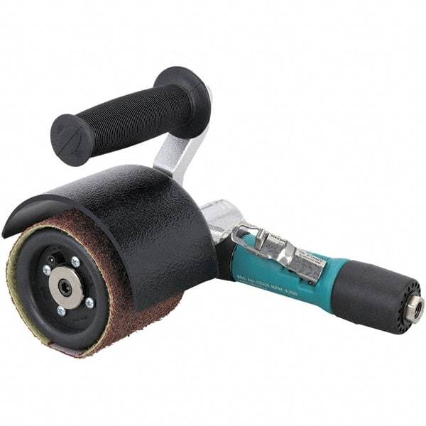 Dynabrade - 0.4 hp, 950 RPM Finishing Sander - 21 CFM Air Consumption, 6.21 bar Air Pressure, 1/4 NPT Inlet - Industrial Tool & Supply