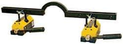 Mag-Mate - 400 Lb Load Capacity, Permanent Neo-Lift Magnet - 9" High x 4-1/2" Wide, 2 Poles, For Use with Flats - Industrial Tool & Supply