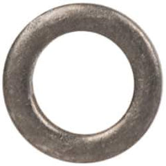 Made in USA - #0 Screw, Grade 300 Stainless Steel Standard Flat Washer - 0.063" ID x 0.099" OD, 0.016" Thick, Passivated Finish, Meets Military Specifications - Industrial Tool & Supply
