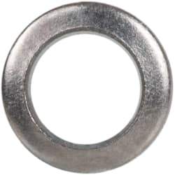 Made in USA - #2 Screw, Grade 300 Stainless Steel Standard Flat Washer - 0.089" ID x 0.149" OD, 0.016" Thick, Passivated Finish, Meets Military Specifications - Industrial Tool & Supply