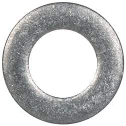Made in USA - #4 Screw, Grade 300 Stainless Steel Standard Flat Washer - 0.115" ID x 0.209" OD, 0.032" Thick, Passivated Finish, Meets Military Specifications - Industrial Tool & Supply