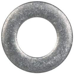 Made in USA - #4 Screw, Grade 300 Stainless Steel Standard Flat Washer - 0.115" ID x 0.209" OD, 0.032" Thick, Passivated Finish, Meets Military Specifications - Industrial Tool & Supply