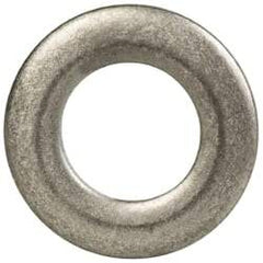 Made in USA - #10 Screw, Grade 300 Stainless Steel Standard Flat Washer - 0.195" ID x 0.354" OD, 0.063" Thick, Passivated Finish, Meets Military Specifications - Industrial Tool & Supply