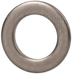 Made in USA - 3/8" Screw, Grade AN960 Stainless Steel Standard Flat Washer - 0.39" ID x 5/8" OD, 0.063" Thick, Passivated Finish, Meets Military Specifications - Industrial Tool & Supply