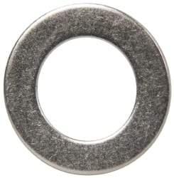 Made in USA - 7/16" Screw, Grade AN960 Stainless Steel Standard Flat Washer - 0.453" ID x 3/4" OD, 0.032" Thick, Passivated Finish, Meets Military Specifications - Industrial Tool & Supply