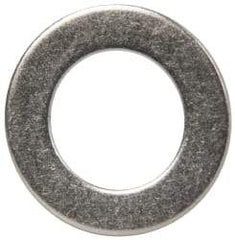 Made in USA - 7/16" Screw, Grade AN960 Stainless Steel Standard Flat Washer - 0.453" ID x 3/4" OD, 0.032" Thick, Passivated Finish, Meets Military Specifications - Industrial Tool & Supply