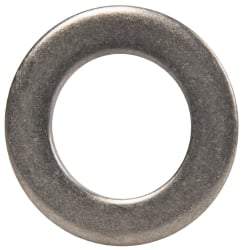 Made in USA - 7/16" Screw, Grade AN960 Stainless Steel Standard Flat Washer - 0.453" ID x 3/4" OD, 0.063" Thick, Passivated Finish, Meets Military Specifications - Industrial Tool & Supply