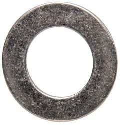 Made in USA - 1/2" Screw, Grade AN960 Stainless Steel Standard Flat Washer - 0.515" ID x 7/8" OD, 0.032" Thick, Passivated Finish, Meets Military Specifications - Industrial Tool & Supply