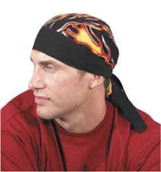 OccuNomix - Size Universal, Welding Tie Hat - Cotton, Tie Closure - Industrial Tool & Supply