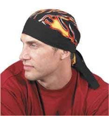 OccuNomix - Size Universal, Welding Tie Hat - Cotton, Tie Closure - Industrial Tool & Supply