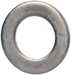 Made in USA - 1/2" Screw, Grade AN960 Stainless Steel Standard Flat Washer - 0.515" ID x 7/8" OD, 0.063" Thick, Passivated Finish, Meets Military Specifications - Industrial Tool & Supply
