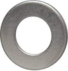 Made in USA - 5/8" Screw, Grade AN960 Stainless Steel Standard Flat Washer - 0.64" ID x 1.188" OD, 0.063" Thick, Passivated Finish, Meets Military Specifications - Industrial Tool & Supply