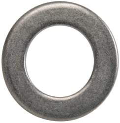 Made in USA - 7/8" Screw, Grade AN960 Stainless Steel Standard Flat Washer - 0.89" ID x 1-1/2" OD, 0.09" Thick, Passivated Finish, Meets Military Specifications - Industrial Tool & Supply