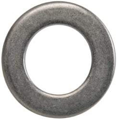 Made in USA - 7/8" Screw, Grade AN960 Stainless Steel Standard Flat Washer - 0.89" ID x 1-1/2" OD, 0.09" Thick, Passivated Finish, Meets Military Specifications - Industrial Tool & Supply