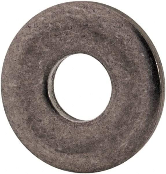Made in USA - #2 Screw, Grade AN960 Stainless Steel Standard Flat Washer - 0.099" ID x 1/4" OD, 0.032" Thick, Passivated Finish, Meets Military Specifications - Industrial Tool & Supply