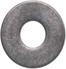 Made in USA - #6L Screw, Grade AN960 Stainless Steel Standard Flat Washer - 0.149" ID x 3/8" OD, 0.016" Thick, Passivated Finish, Meets Military Specifications - Industrial Tool & Supply