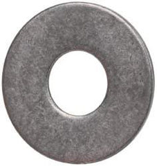 Made in USA - #6L Screw, Grade AN960 Stainless Steel Standard Flat Washer - 0.149" ID x 3/8" OD, 0.032" Thick, Passivated Finish, Meets Military Specifications - Industrial Tool & Supply