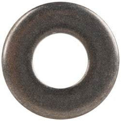 Made in USA - #10 Screw, Grade AN960 Stainless Steel Standard Flat Washer - 0.203" ID x 0.438" OD, 0.063" Thick, Passivated Finish, Meets Military Specifications - Industrial Tool & Supply