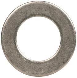 Made in USA - 5/16" Screw, Grade AN960 Stainless Steel Standard Flat Washer - 0.328" ID x 0.562" OD, 0.032" Thick, Passivated Finish, Meets Military Specifications - Industrial Tool & Supply
