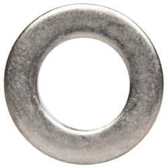 Made in USA - 5/16" Screw, Grade AN960 Stainless Steel Standard Flat Washer - 0.328" ID x 0.562" OD, 0.063" Thick, Passivated Finish, Meets Military Specifications - Industrial Tool & Supply