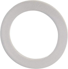 Made in USA - 3/8" Screw, Grade 6/6 Nylon Standard Flat Washer - 7/16" ID x 5/8" OD, 0.031" Thick, Plain Finish - Industrial Tool & Supply