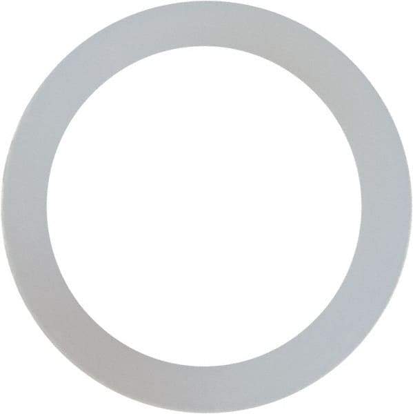 Made in USA - 1/2" Screw, Grade 6/6 Nylon Standard Flat Washer - 1/2" ID x 0.687" OD, 0.031" Thick, Plain Finish - Industrial Tool & Supply