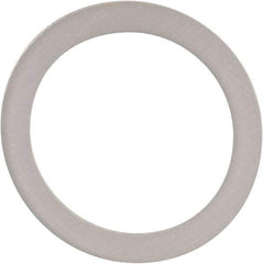 Made in USA - 1/2" Screw, Grade 6/6 Nylon Standard Flat Washer - 9/16" ID x 3/4" OD, 0.031" Thick, Plain Finish - Industrial Tool & Supply