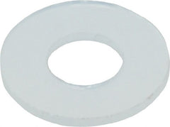 1/4″ Screw Standard Flat Washer: Nylon, Uncoated 0.312″ ID, 3/4″ OD, 0.007″ Thick