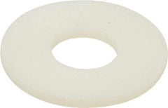 Made in USA - 5/16" Screw, Grade 6/6 Nylon Standard Flat Washer - 0.344" ID x 7/8" OD, 0.062" Thick, Plain Finish - Industrial Tool & Supply