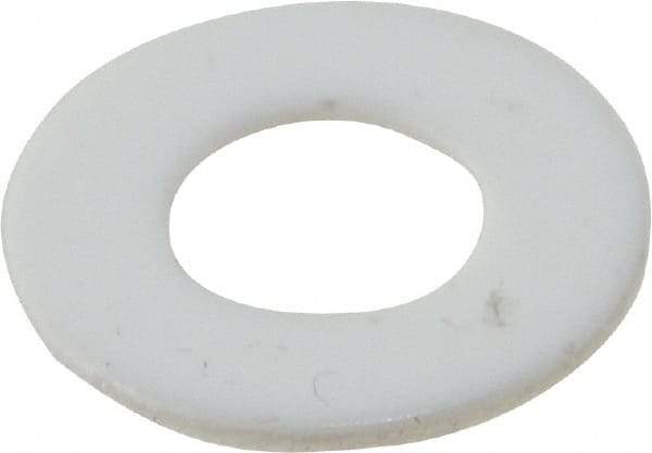 Made in USA - 1/2" Screw, PTFE Standard Flat Washer - 1/2" ID x 1.003" OD, 0.062" Thick, Plain Finish - Industrial Tool & Supply