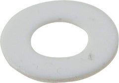 Made in USA - 1/2" Screw, PTFE Standard Flat Washer - 1/2" ID x 1.003" OD, 0.062" Thick, Plain Finish - Industrial Tool & Supply