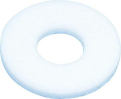 Made in USA - 5/16" Screw, PTFE Standard Flat Washer - 0.344" ID x 7/8" OD, 0.08" Thick, Plain Finish - Industrial Tool & Supply